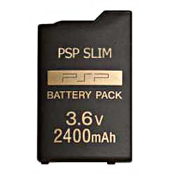   PSP, 2400 mAh  PSP Slim 